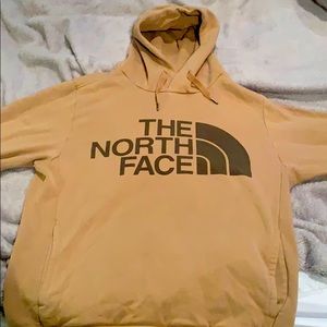 Beige northface pullover